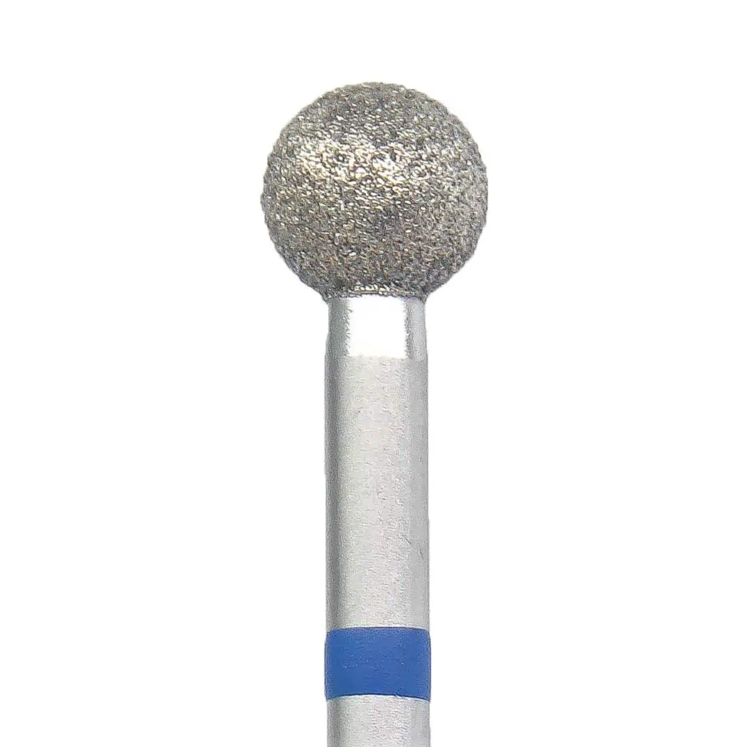 Διαμαντόφρεζα μπίλια μπλε 5.0 mm - frezes-manipedi.com