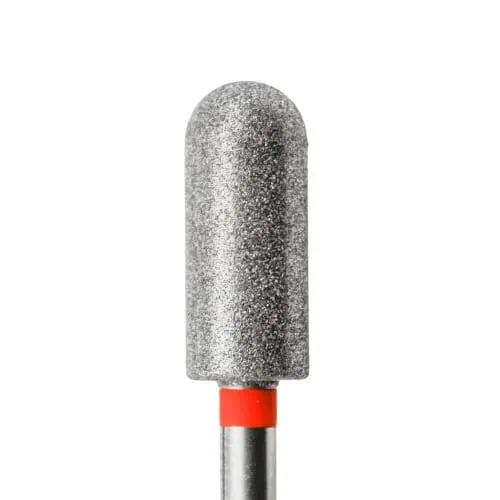 Διαμαντόφρεζα στρογγυλεμένος κόκκινος κύλινδρος 5.0mm